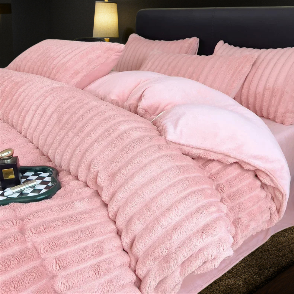 Winter Warm Plush Duvet Cover Set