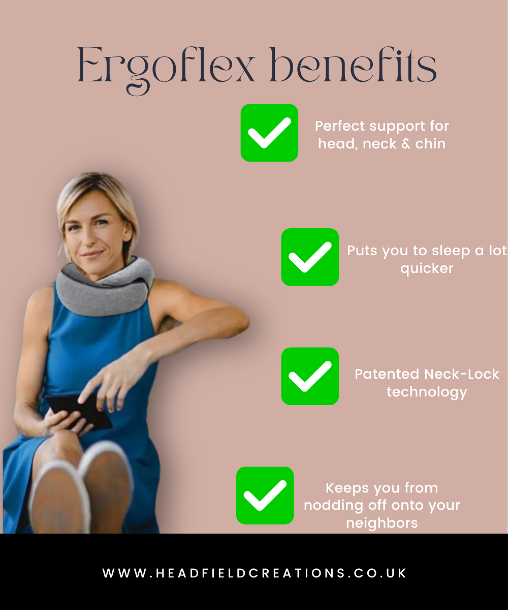 Ultimate Travel Comfort – Memory Foam Neck Pillow