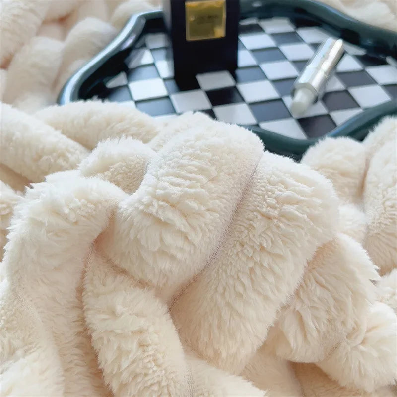 Winter Warm Plush Duvet Cover Set