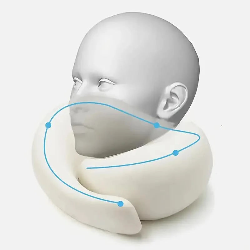 Ultimate Travel Comfort – Memory Foam Neck Pillow