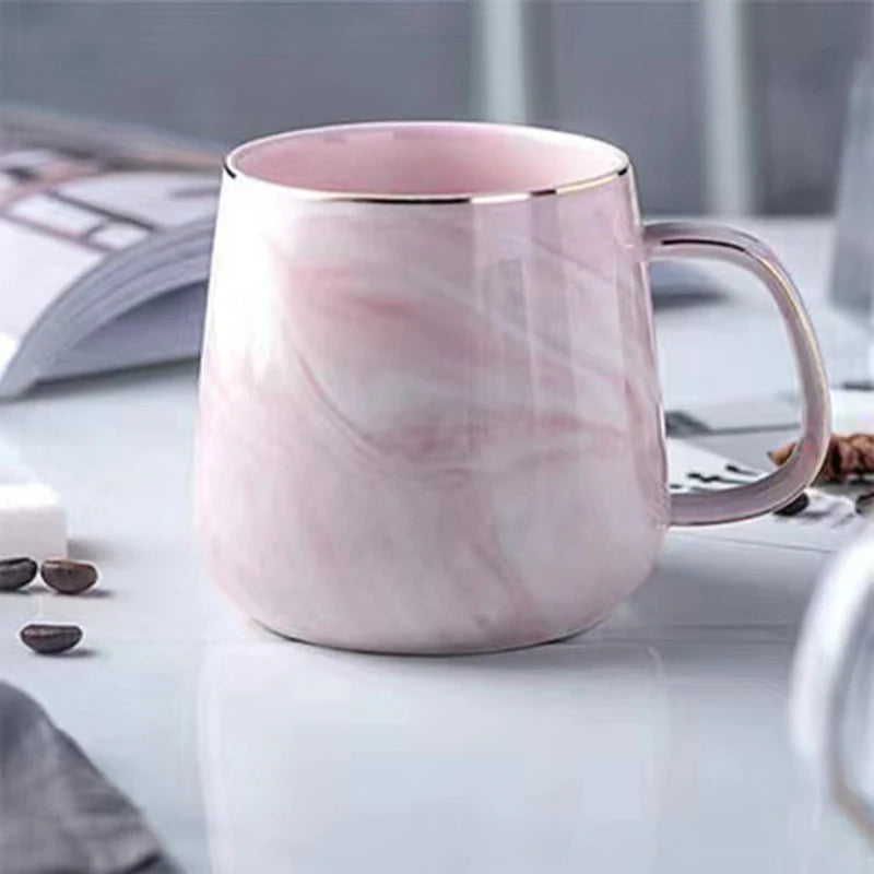 Luxury Nordic Marble Mug Set