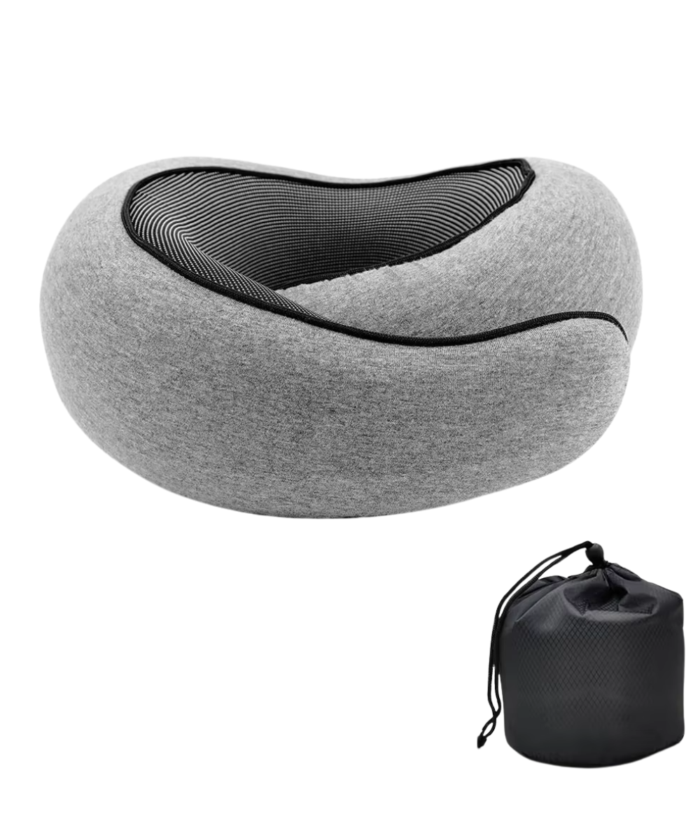 Ultimate Travel Comfort – Memory Foam Neck Pillow