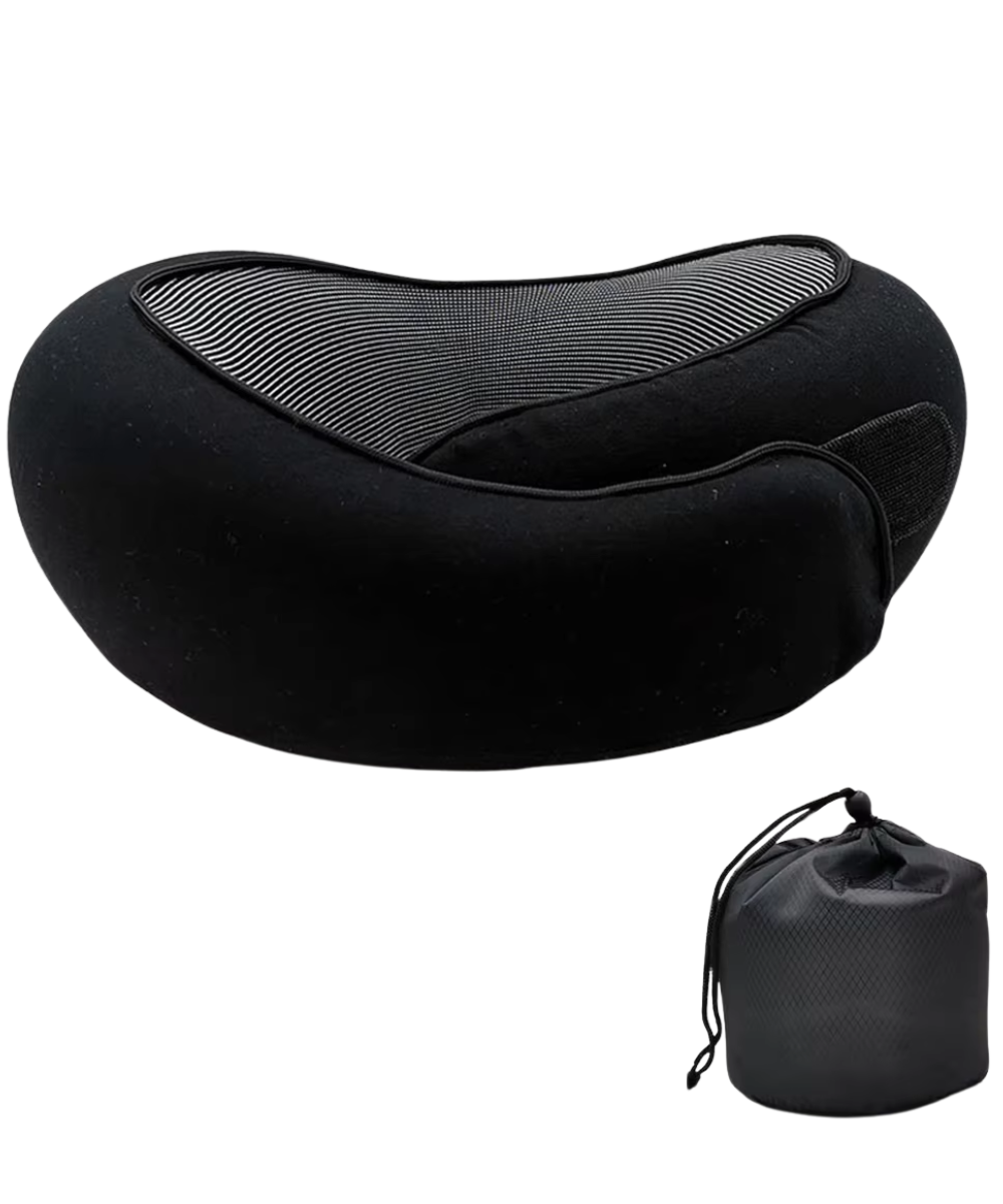 Ultimate Travel Comfort – Memory Foam Neck Pillow