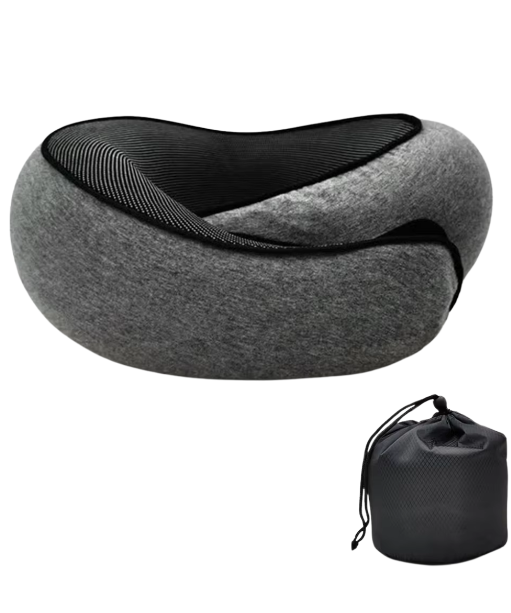 Ultimate Travel Comfort – Memory Foam Neck Pillow