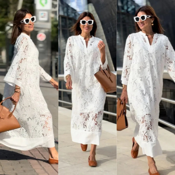 Elegant Boho Lace Dress