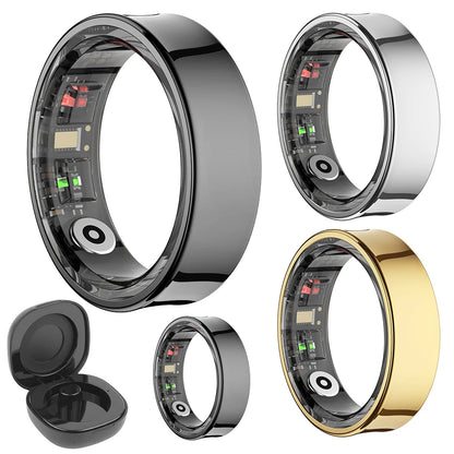 Smart Health & Fitness Ring | Waterproof Design with Sleep and Activity Monitoring