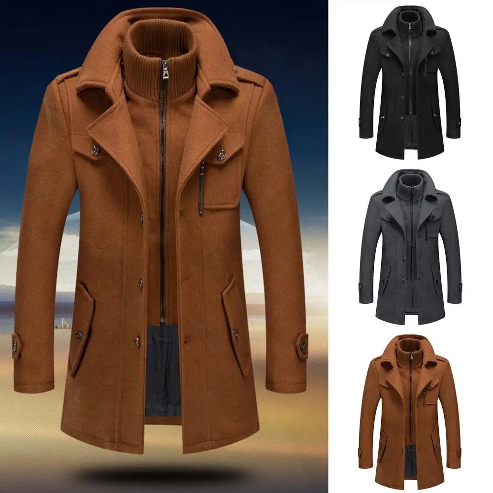 Stylish Men's Slim Fit Coat