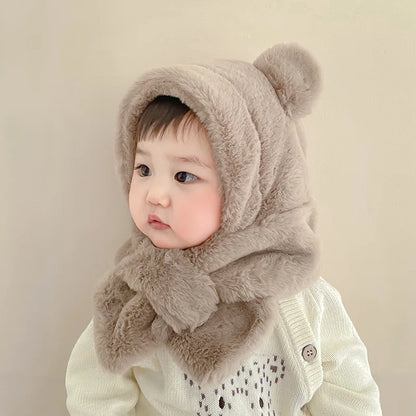 Winter Bear Baby Hat & Scarf Set