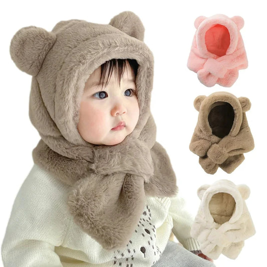 Winter Bear Baby Hat & Scarf Set