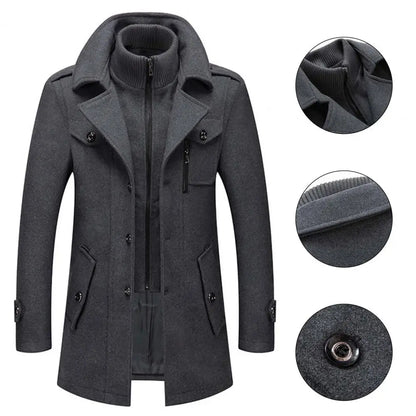 Stylish Men's Slim Fit Coat