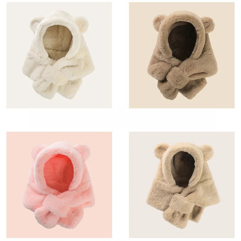 Winter Bear Baby Hat & Scarf Set