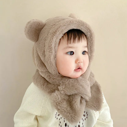 Winter Bear Baby Hat & Scarf Set